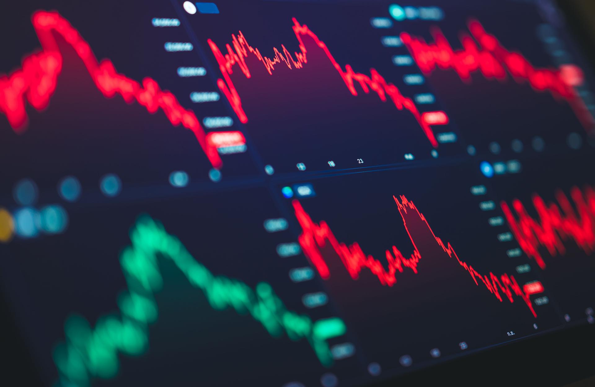 Short Squeeze in high risk digital coin uncertainty investment in high risk going down to floor